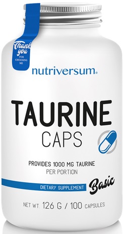 Nutriversum Basic - Taurine 100caps  &
