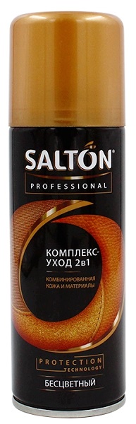 SALTON Professional Комплекс уход 2в1 для комбинированной обуви любых цветов 200 мл