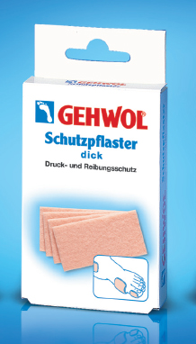 GEHWOL Защитный пластырь толстый GH27610 (в упаковке 4шт)