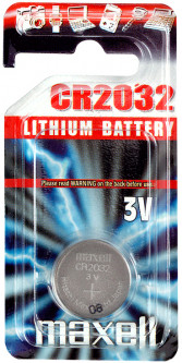 Батарейка MAXELL CR2032 ( 1 шт ) 3V