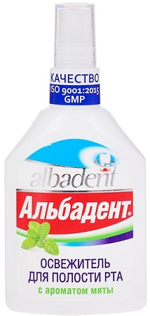 Освежитель для полости рта Альбадент Мята 35мл
