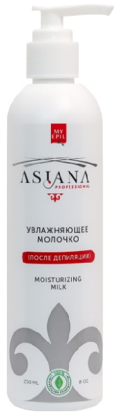 ASIANA увлажняющее молочко после депиляции 250 мл