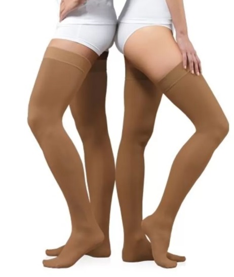 TONUS ELAST Чулки Компрессионные 0402 с мыском 1кк разм.4 рост1 песочный 1пара