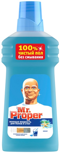 Mr PROPER жидкость для полов и стен Океан 500 мл