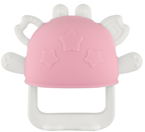 Прорезыватель ROXY KIDS Крабик розовый арт.RST-002-P