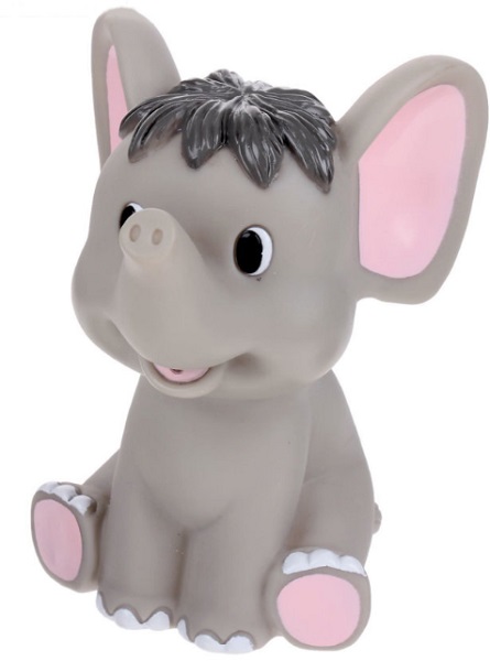 LUBBY 12м+ Слоник пищалка игрушка для купания арт.16626