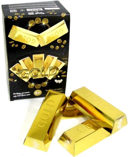 Набор для проведения раскопок GOLD Слиток золота мини