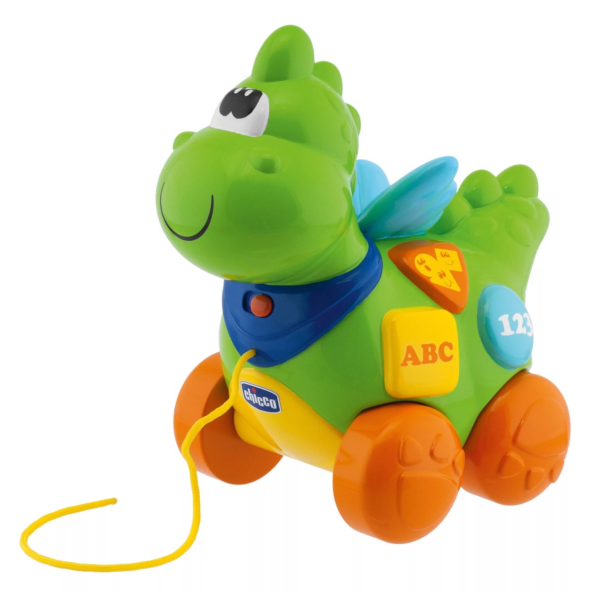 CHICCO Игрушка развивающая Говорящий Дракон ABC 9м+