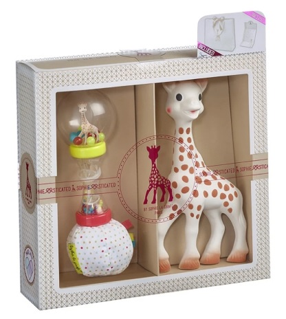 Подарочный набор с Прорезывателем Жираф Софи SOPHIE LA GIRAFE ref.09 В подарочной упаковке