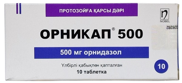 Орникап табл. 500 мг №10 ( орнидазол )