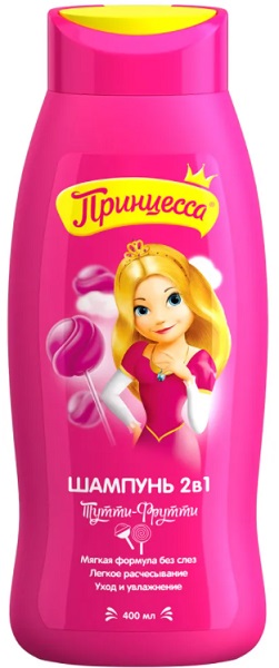 ПРИНЦЕССА Детский шампунь 2в1 Тутти Фрутти 400 мл