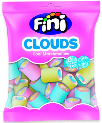 FINI Маршмеллоу mini Палочки разноцветные / Облака Разноцветные 80 гр / Суфле mini
