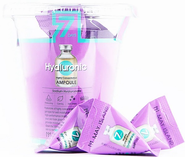 7 Days Маска для лица Highly Concentrated Hyaluronic 12шт*3гр