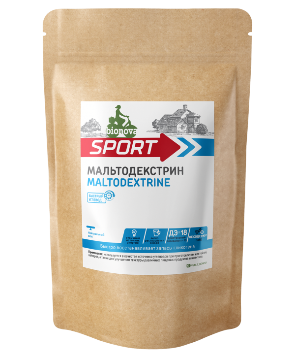 Bionova Sport Мальтодекстрин заменитель сахара 0.5 кг.