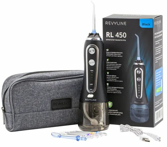 Ирригатор REVYLINE RL450 Black Портативный ( 5241 )