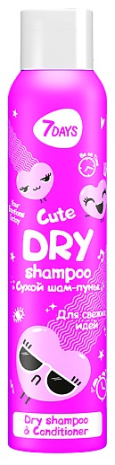 7 Days Сухой шампунь для волос Шам-пуньк для свежих идей Cute 200мл