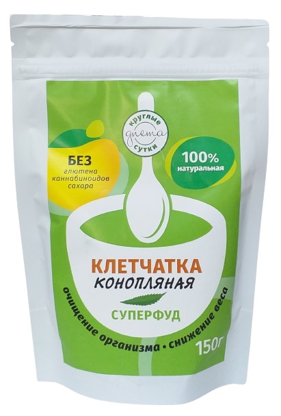 Круглые Сутки Клетчатка Конопляная 150 гр