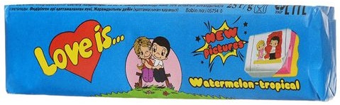 Конфеты жевательные LOVE IS Арбуз-Тропик 25 г #