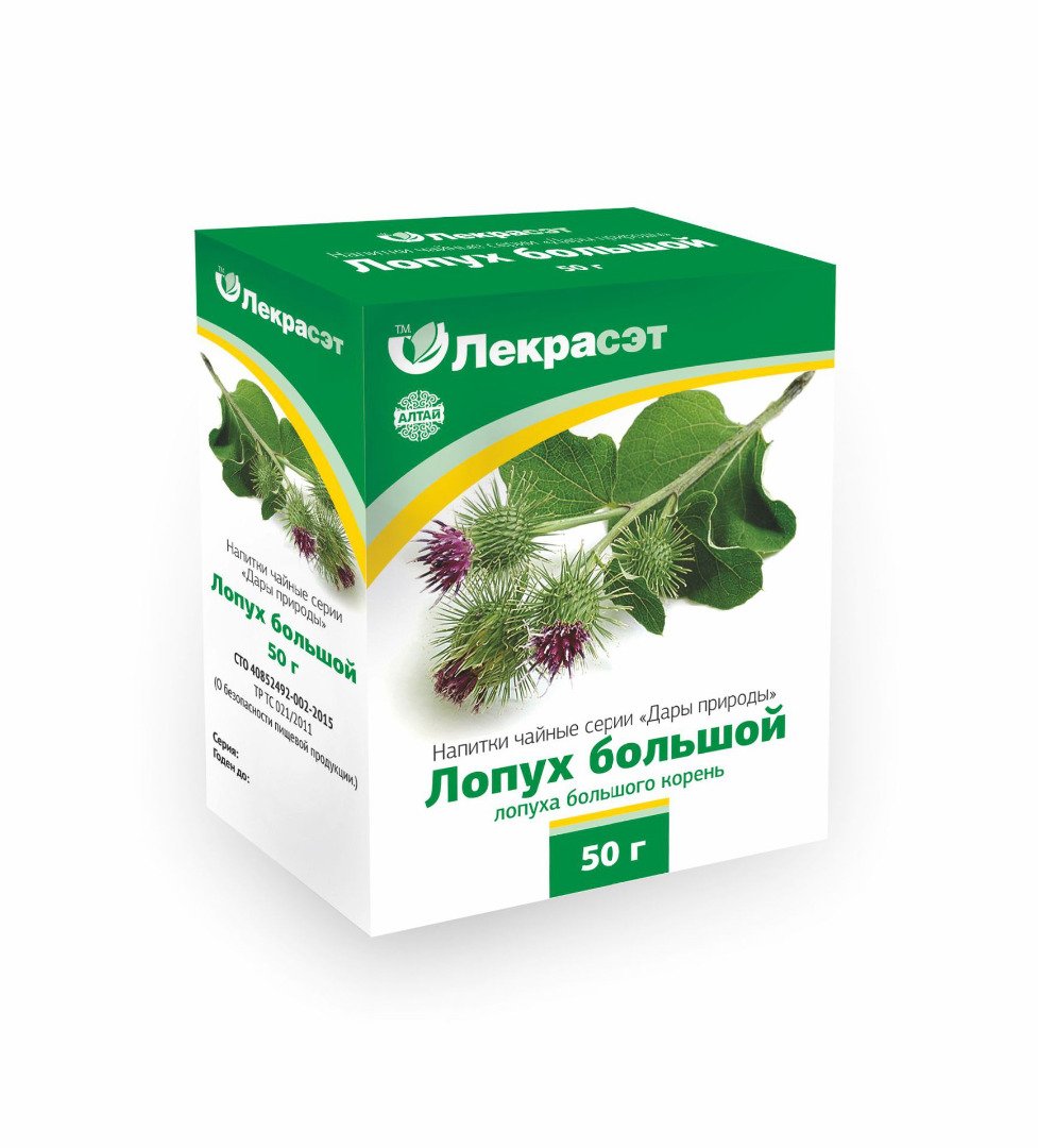 Лекрасэт Лопух большой корень 50г