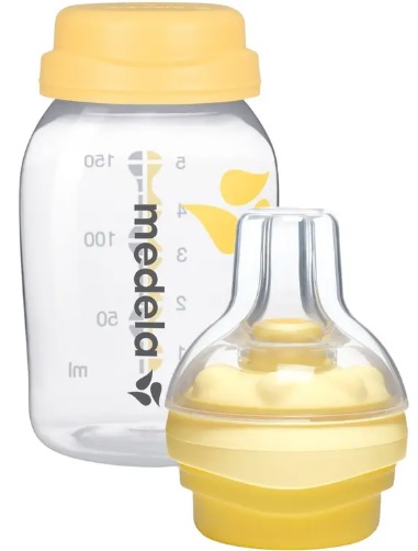 Бутылочка Пластиковая MEDELA PP 150мл с Соской Силиконовой Calma S