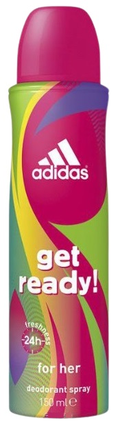 Adidas антиперспирант Cool & Care Get Ready 24H для женщин 150 мл спрей
