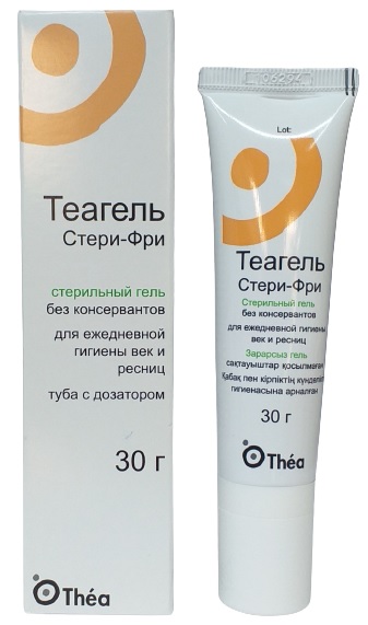 Теагель Стери Фри стерильный гель 30 гр   ( гигиена век и ресниц ) #@