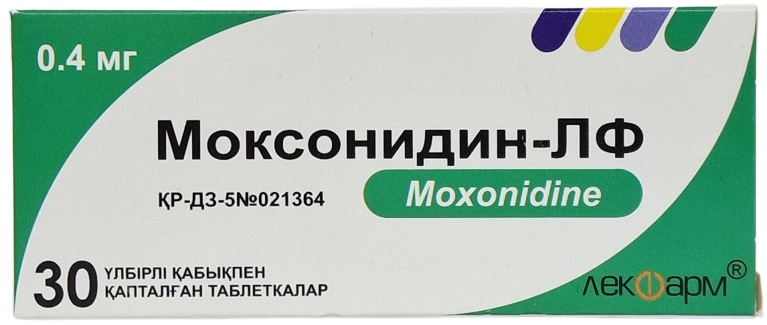 Моксонидин ЛФ табл. 0,4 мг №30 Лекфарм (Упаковка)