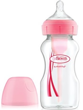 Бутылочка Пластиковая DrBROWNS 270мл Anti-Colic 0м+ WB91801 цветок
