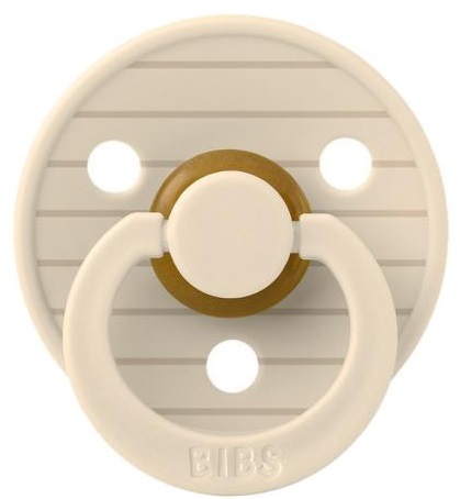 Пустышка латексная 6м+ Bibs Studio Pacifier Pin разм. 2 Ivory Vanilla арт.20015245
