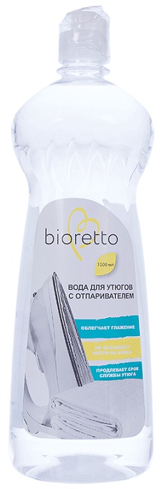 BIORETTO Вода Жидкость для утюгов с отпаривателем 1 л Bio - 701
