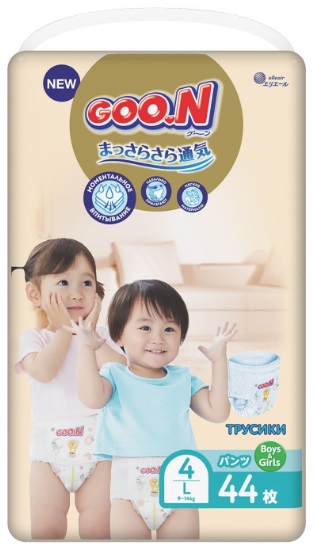 Трусики-подгузники для детей Goo.N Premium Soft №4 (9-14кг) 44шт