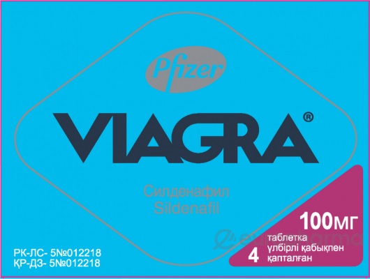 Виагра табл. 100 мг №4 ( силденафил )