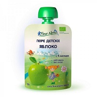 Fleur Alpine Пюре Яблоко 90г с 4 месяцев