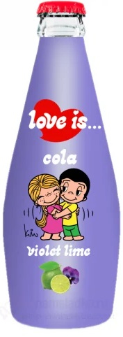 Напиток Love Is… Cola Violet Lime 300 мл стекло
