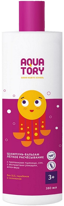 AQUA TORY Шампунь - Бальзам Легкое расчесывание 380 мл ( 21081 ) #
