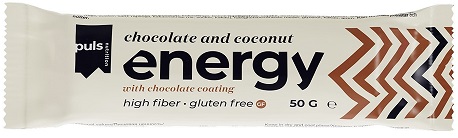 Батончик протеиновый Energy Ваниль и кокос 50г Puls Nutrition