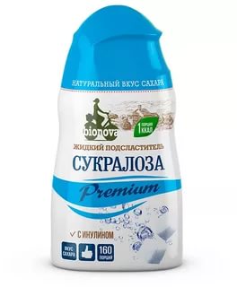 Бионова Сукралоза Premium жидкий 80г сахарозаменитель