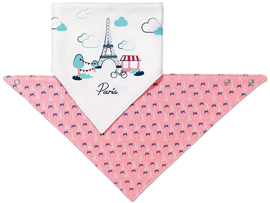 Нагрудник BABYONO 0м+ арт.879/07 Bandana Bib 2 шт Слюнявчик цв.в асс.