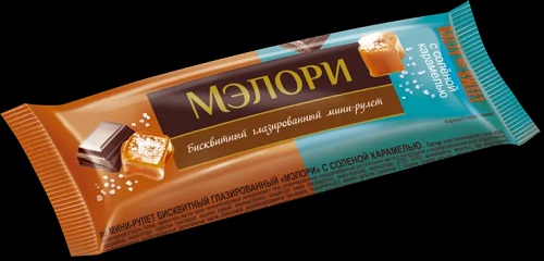 Мини-рулет глазир.Мэлори с соленой карам. 40г