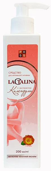 Средство для интимной гигиены ЛАКТАЛИНА Календула 200 мл