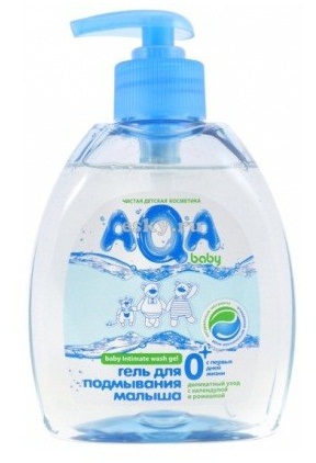 AQA baby Гель для подмывания малыша 0м+ с дозатором 300 мл 