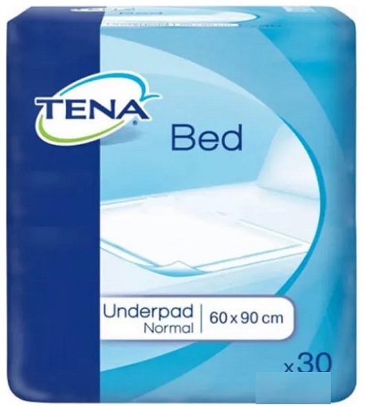 Пеленки одноразовые 60*90см 30 шт TENA Bed Underpad Normal