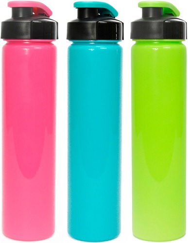 Бутылка для воды BOOL-BOOL КК0032 Health and Fitness 500мл цв.в асс. Straight