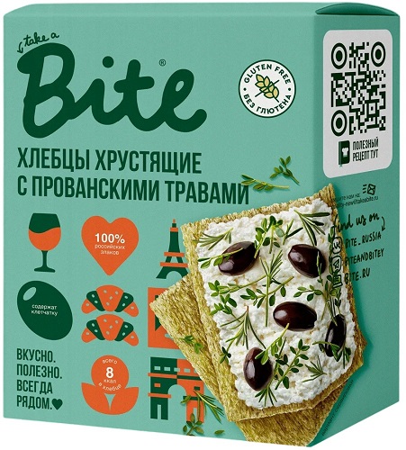 Bite Хлебцы Кукурузно-рисовые с Прованскими травами 100г хрустящие без глютена 