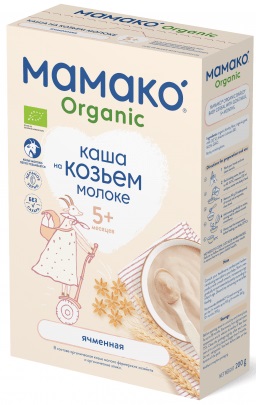 Мамако Каша Ячменная 200г на козьем молоке  с 5 мес.