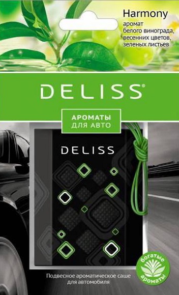 Ароматизатор освежитель воздуха для автомобиля Deliss Harmony 