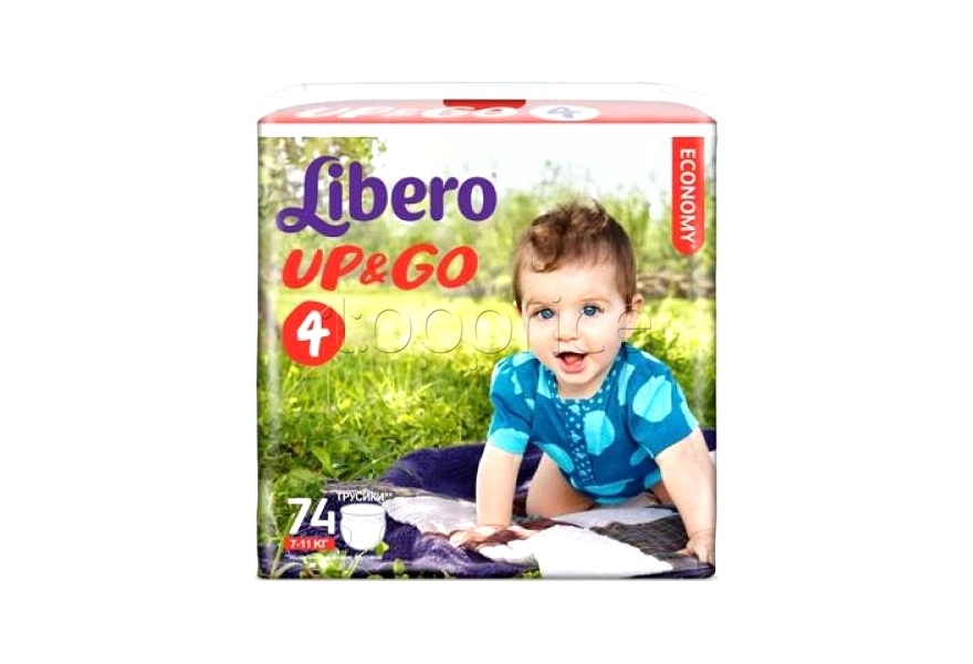Подгузники для детей LIBERO Up&Go №4(7-11кг) 74шт