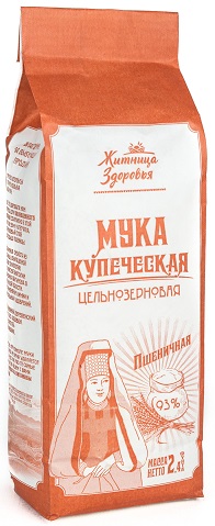 Житница здоровья Мука Купеческая Пшеничная 1кг цельнозерн.