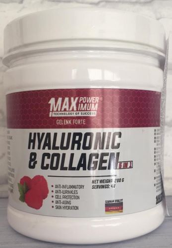 Maxpower Гиалуроновая кислота и коллаген 200г Hyaluronic & Collagen