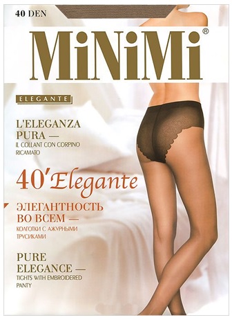 MINIMI Колготки 40 den Elegant Fumo 3-M